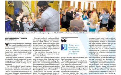 Akiva School in the Canadian Jewish News