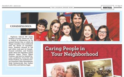 The Akiva School’s Canadapalooza featured in The Canadian Jewish News